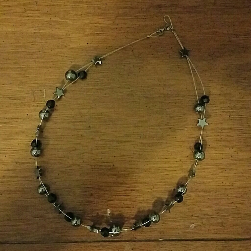 Hematite Star Necklace.